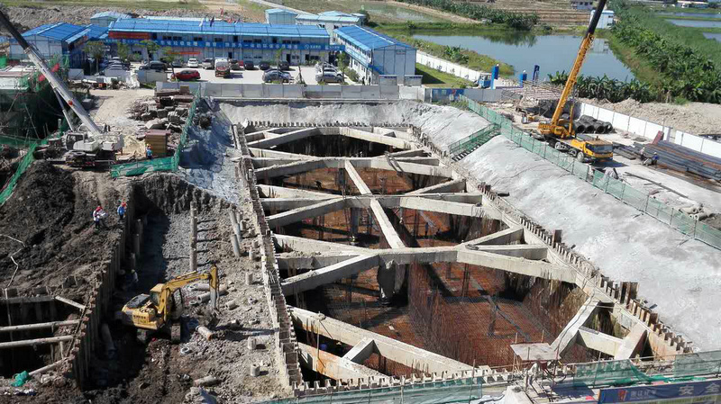东莞麻涌垃圾处理厂基坑工程